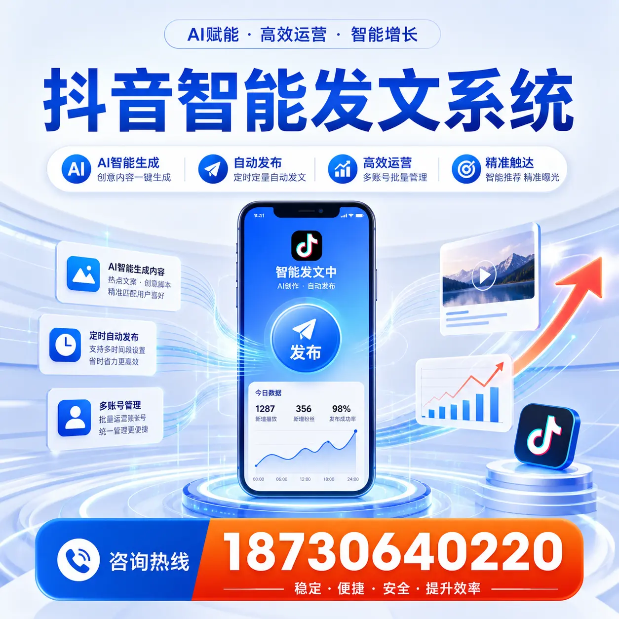 如何通过抖音智能发文系统提升 陵水 企业的市场竞争力